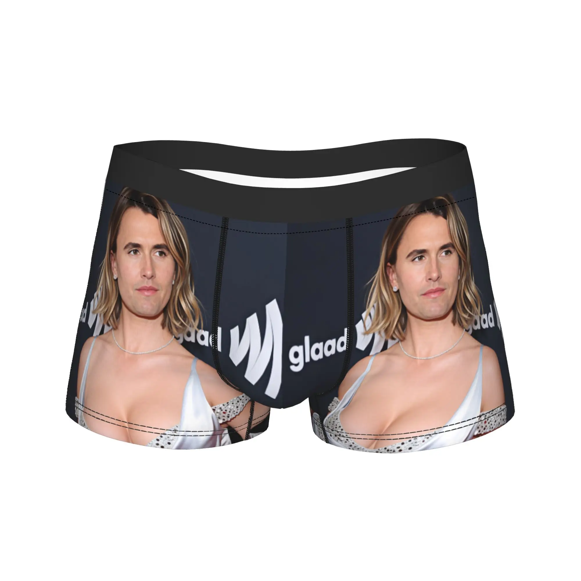 Charlie Kirk Glamour Portrait Meme Underwear  Man Shorts Briefs Funny Trunk High Quality Design Oversize Underpants