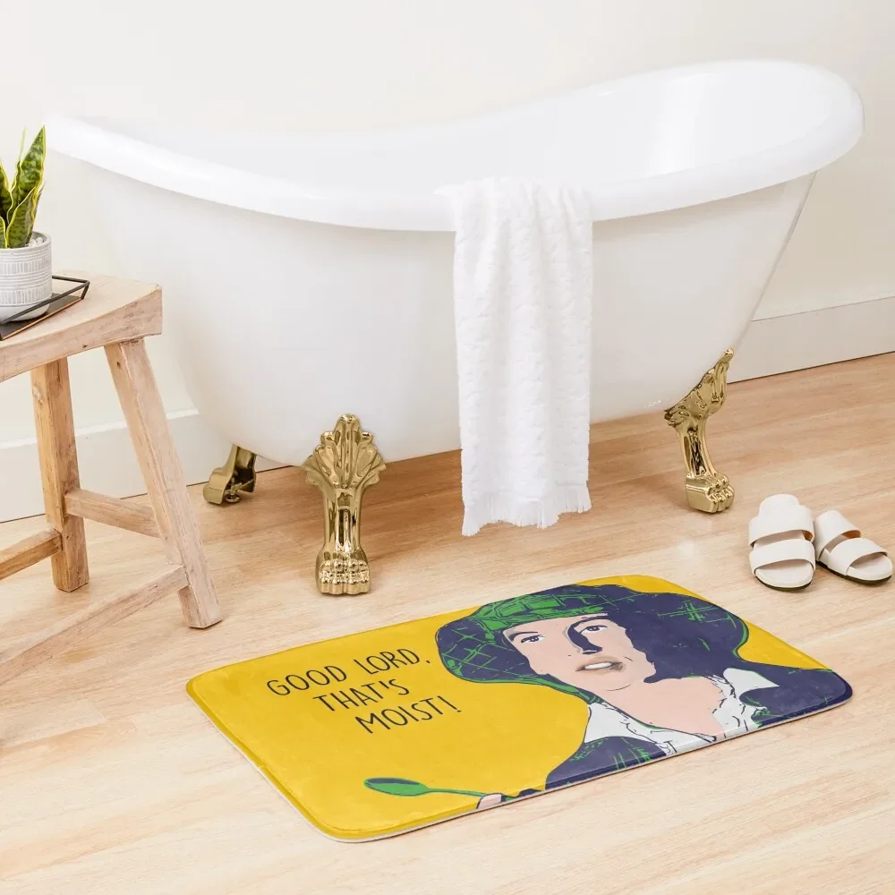 

miranda hart - moist- pop art edition Bath Mat Carpet In The Bathroom Waterproof Bathroom Rugs Water Absorbent Mat