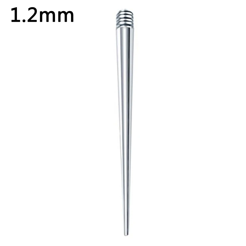 Stainless Steel Perforation Auxiliary Guide Rod Internal and External Thread Rod Puncture Tattoo Belly Button Nail Rod