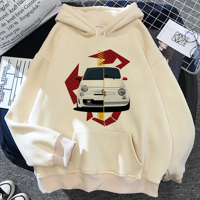 Abarth hoodies men 2022 graphic printed male sweatshirts pullover Ulzzang manga