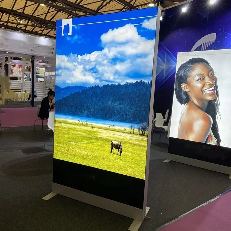 Sell like hot cakes shopping mall advertising frameless fabric lightbox indoor/outdoor slim LED light box displays