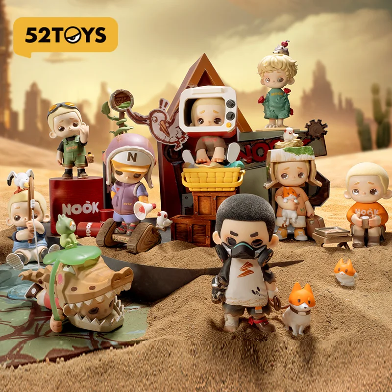 

Authentic 52toys Nook Wasteland Park Series Blind Box Full Set Box Handmade Trendy Toy Doll Peripheral Gift Ornament Cute Doll
