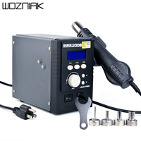 Original QUICK 2008 Lead-Free Heat Gun Digital Display Welding Rework Soldering Station Mobile Phone Maintenance Air Gun