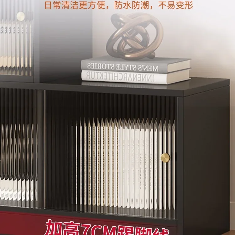 Honeycomb aluminum balcony bay window cabinet modern simple small apartment household wall integrated storage cabinet