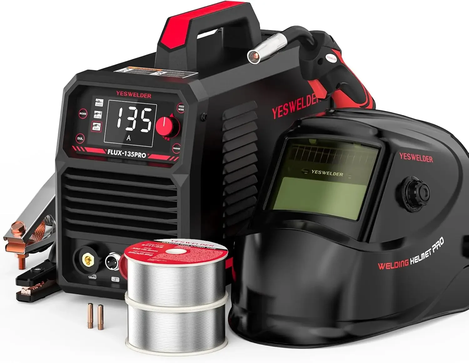 

Сварочный аппарат MIG с флюсовой проволокой, аппарат для сварки Lift TIG, сварочный аппарат для ручной дуговой сварки, сварочная маска с автоматическим затемнением