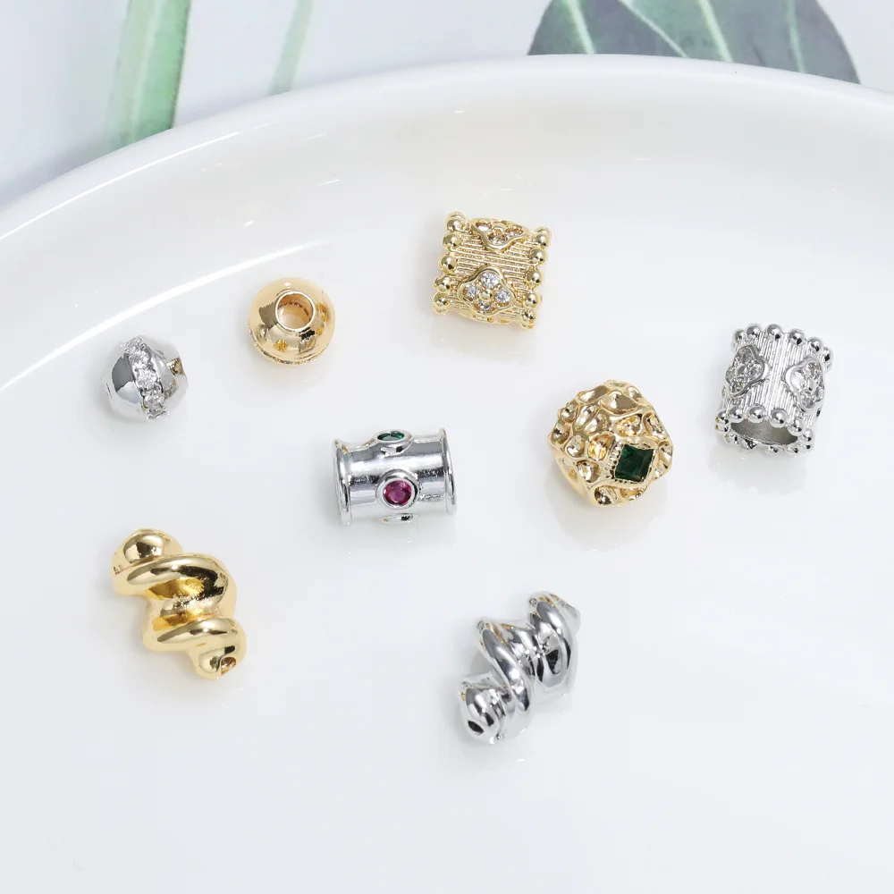 

Сердечный дизайн 50 шт. фурнитура и компоненты для ювелирных изделий/медная бусина/аксессуары для браслетов/ручная работа/настоящее золотое покрытие # 195192