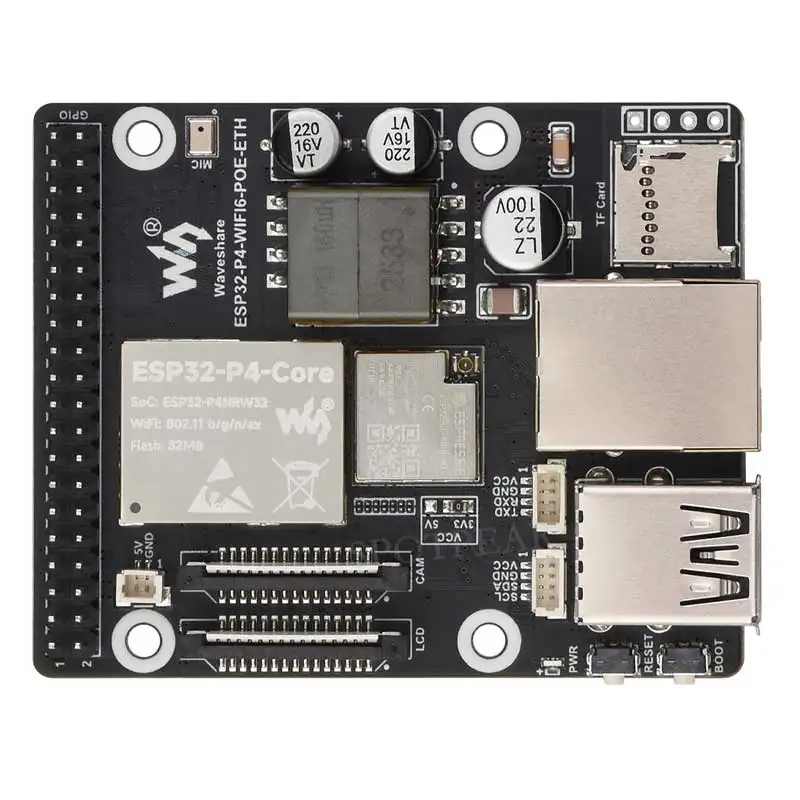 ESP32-P4-WIFI6-POE-ETH ESP32-C6 MIPI DSI 10.1inch Display/CSI Camera/Audio Speaker For Xiaozhi AI Deepseek