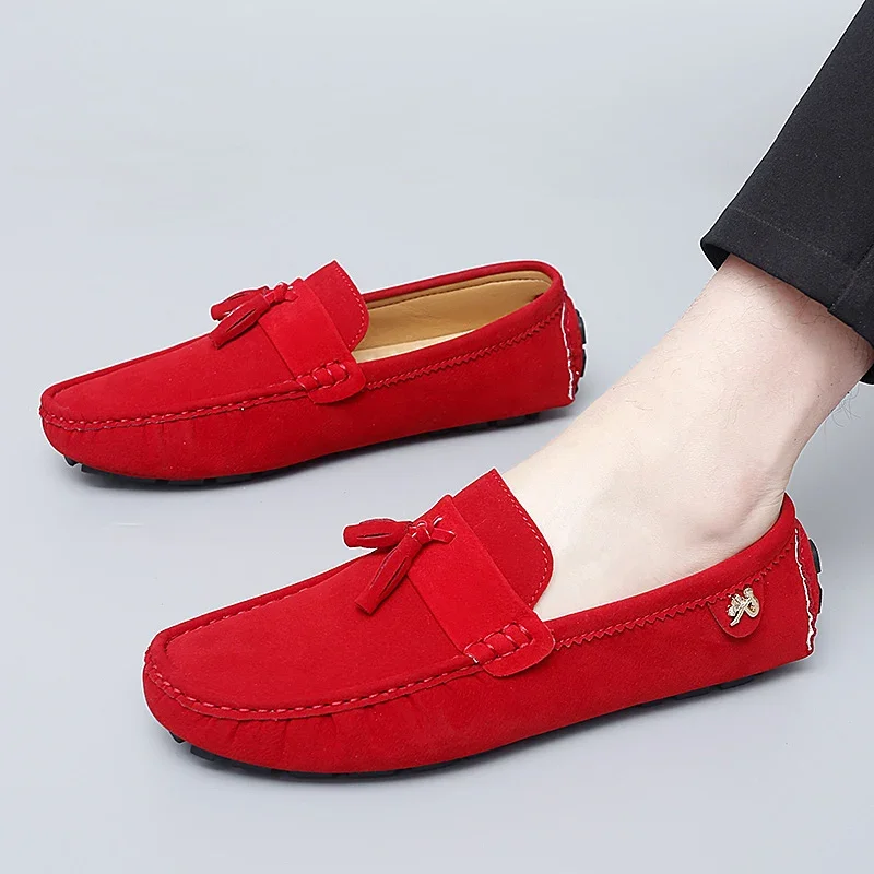 ELUVA رجل المتسكعون تنفس الانزلاق على أحذية مشي مريحة عدم الانزلاق القيادة المتسكعون للرجال خفيفة الوزن حذاء كاجوال 2025 #2