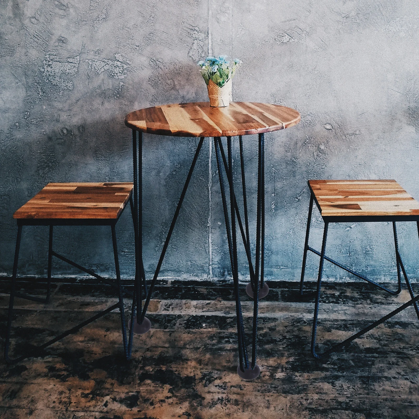 

4Pcs Hairpin Table Leg Covers Furniture Legs Accessories High-Quality Material Easy Design Floor Protection Pads