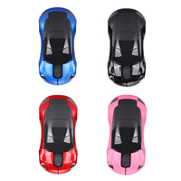 Wireless Mouse Smart CarShaped Portable 2.4G Cordless Mouse with USB Receiver for Office Laptop Computer Tablet