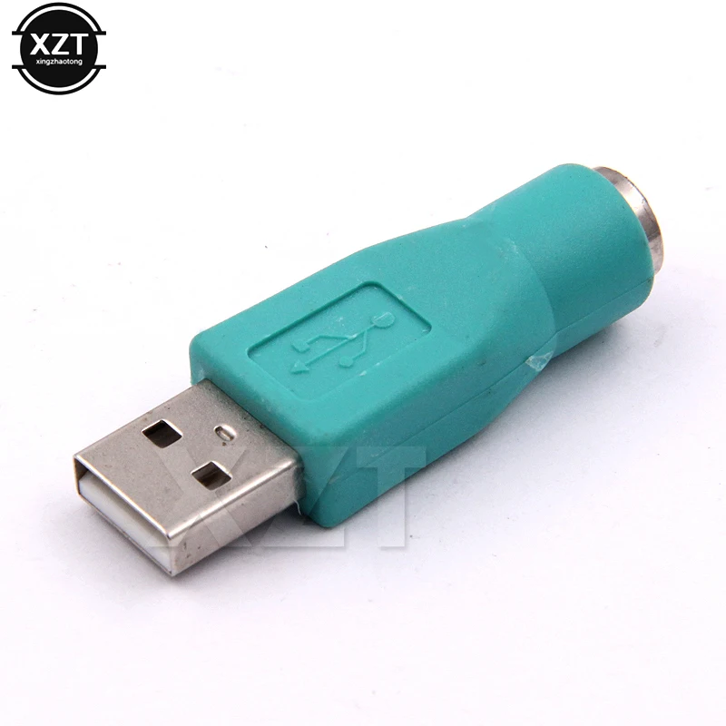 

10pcs/Lot New Portable USB Male To for PS2 Female Adapter Converter for Computer PC Keyboard Mouse