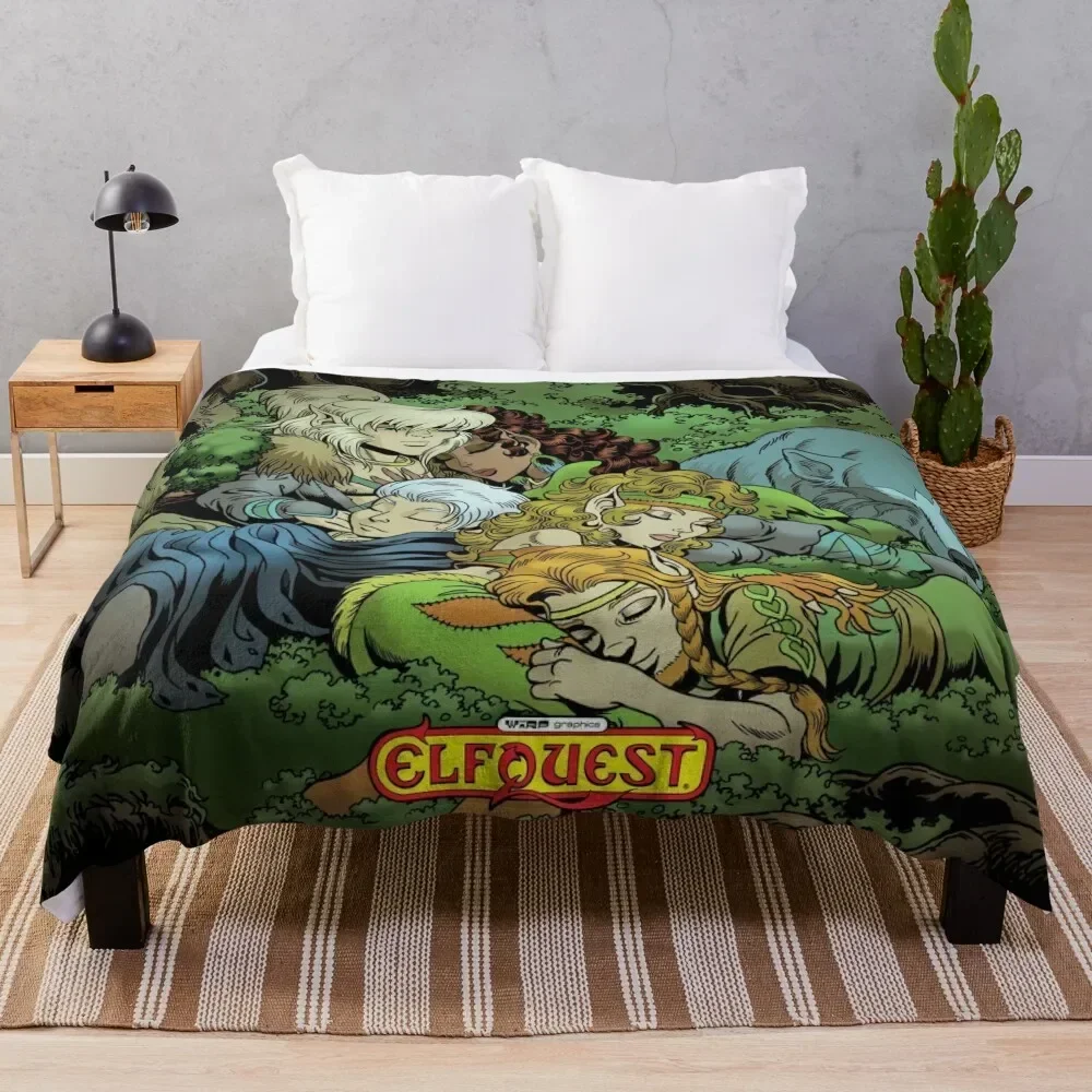 ElfQuest: True Peace II Throw Blanket Softest Multi-Purpose Blankets