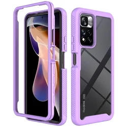Hybrid Full Body Rugged Case for Xiaomi Redmi Note 13 12 11 10 9 S T C A Pro + 11s K40 Ott Hard Armor Clear Crystal Box Cover