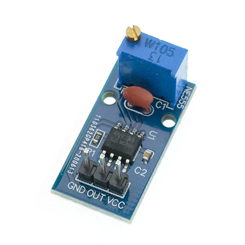 1Pcs NE555 Verstelbare Frequentie Pulsgenerator Module Smart Auto C24
