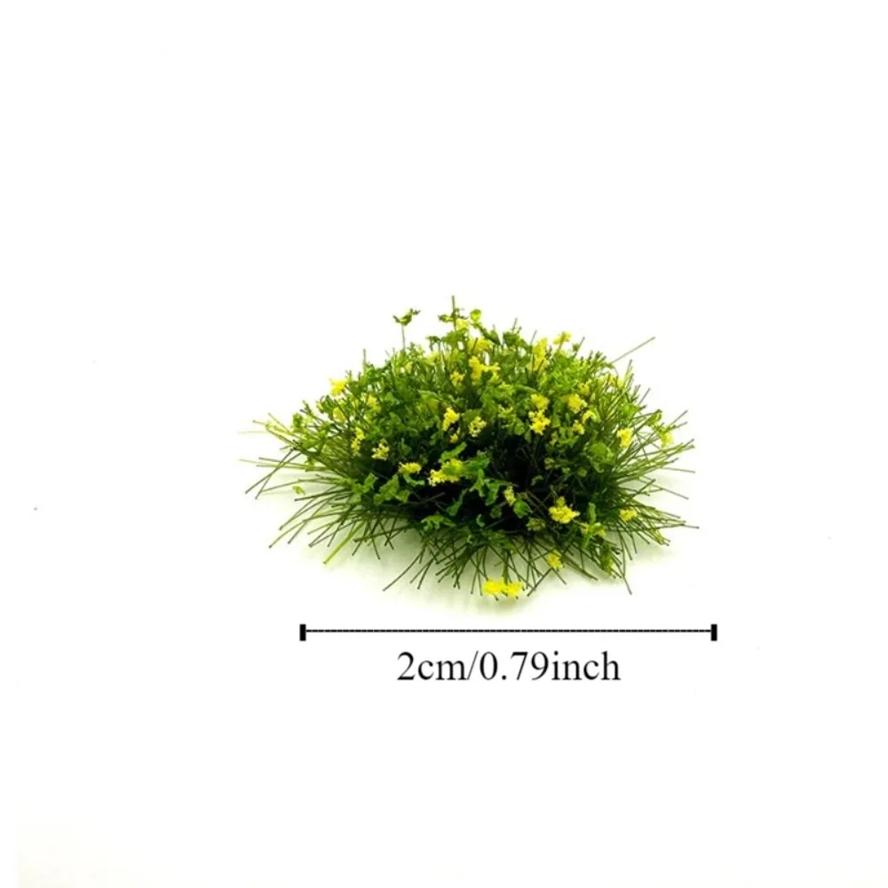 Simulação em miniatura flor cluster brinquedos em miniatura fada jardim vegetação cena modelo de construção diy artesanal