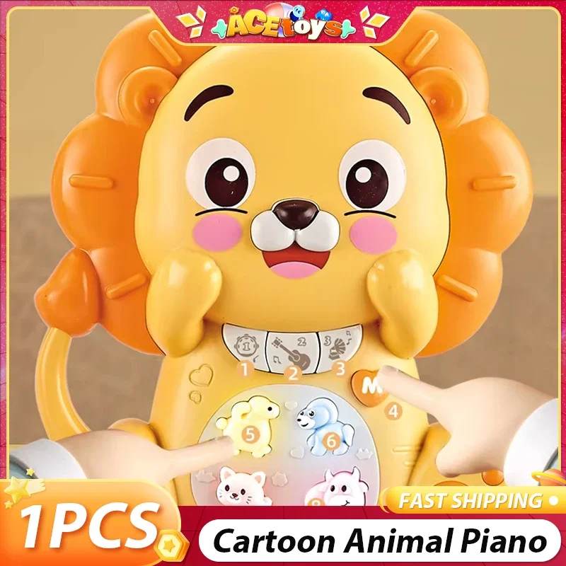 

Мультяшное животное, фортепиано, раннее образование, электронная клавиатура, милый многорежимный звуковой эффект, музыкальная клавиатура с переключением