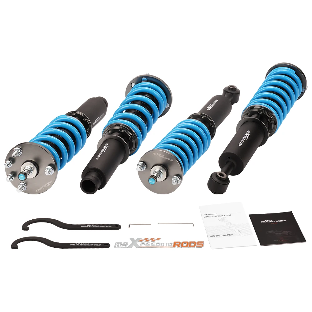 MaXpeedingrods COT6 Coilovers Suspension Struts Kit For Honda Accord 1998-2002 Adjustable Height Coilovers Suspension Struts Kit