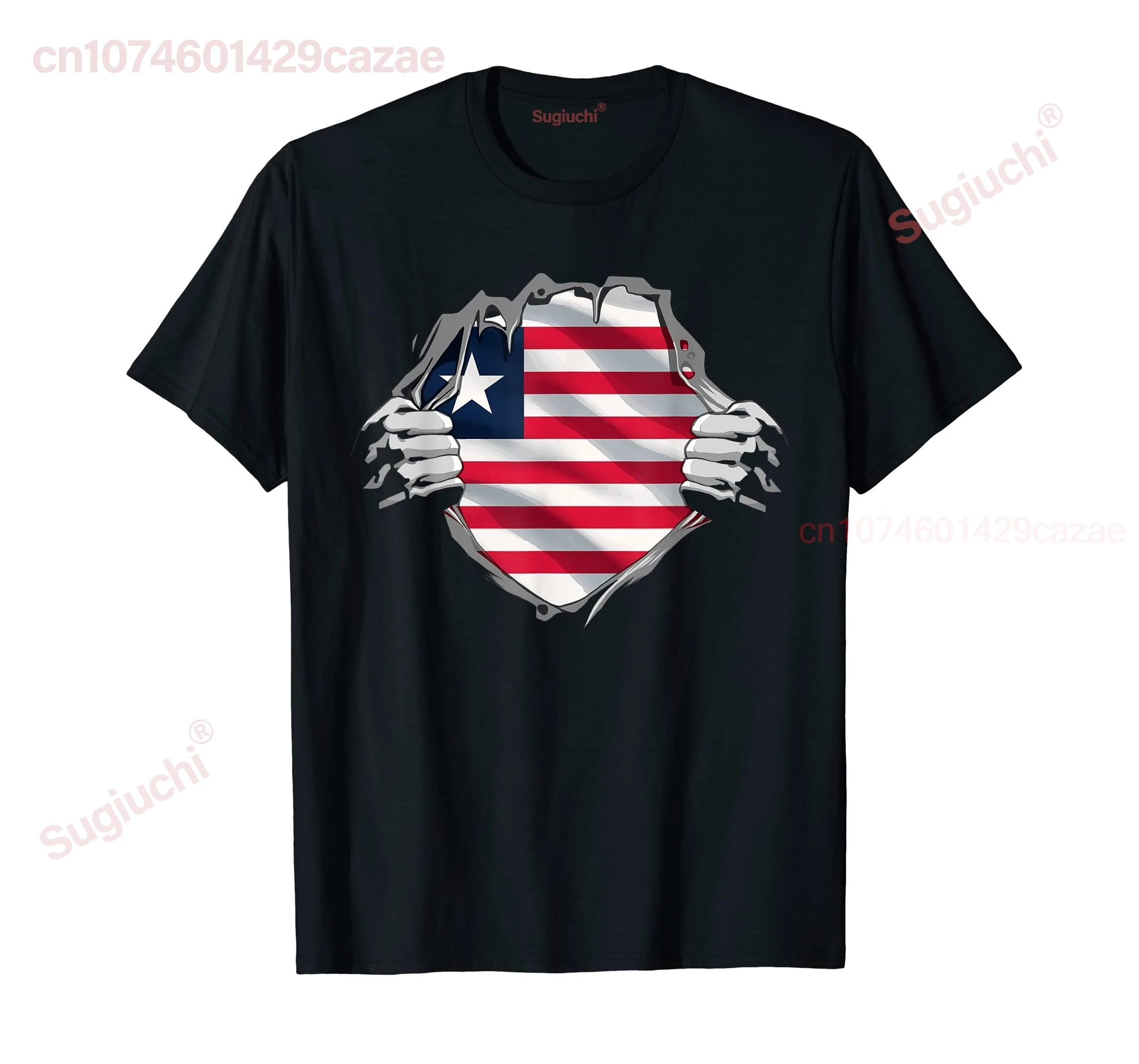 

100% Cotton Super Liberian Heritage Proud Liberia Roots Flag T-Shirt MEN WOMEN UNISEX T Shirts Size S-6XL
