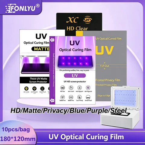 FONLYU UV Optical Hydrogel Film HD Matte Privacy Screen Protector Soft…