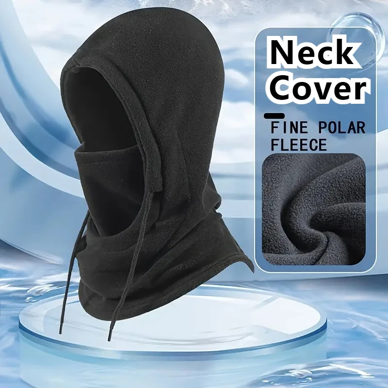 

[Cycling Helmet & Neck Cover] High-Elasticity Outdoor Cycling Helmet & Neck Cover - Dustproof, Unisex Adult Design for Cycling