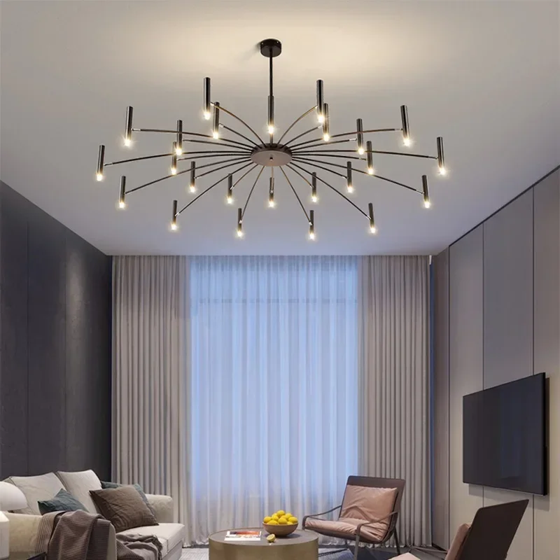 

Nordic living room led chandelier bedroom home modern living room chandelier room lighting