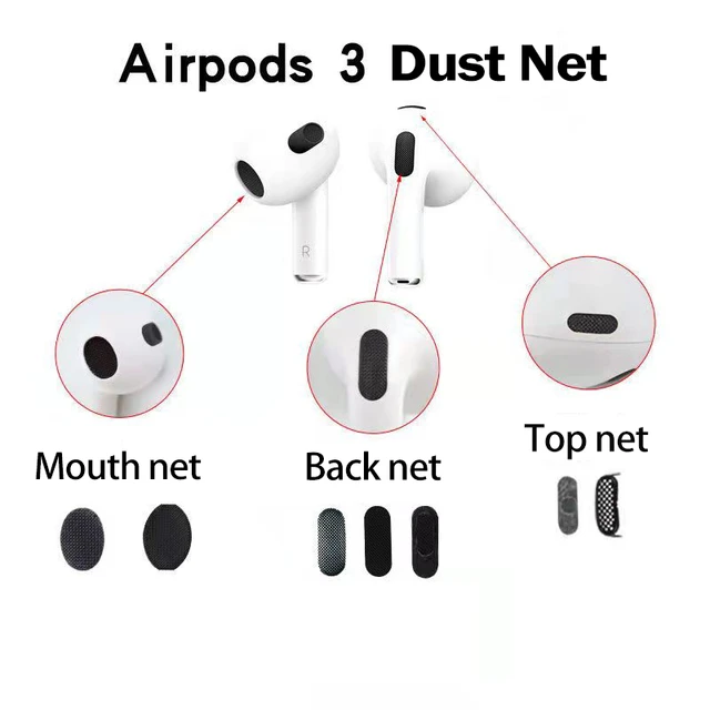 Dustproof Net Stickers | Airpod 3 Dust Filter | Earpiece Handset Net | Airpods  3 Dust Net - Dust Plug - Aliexpress