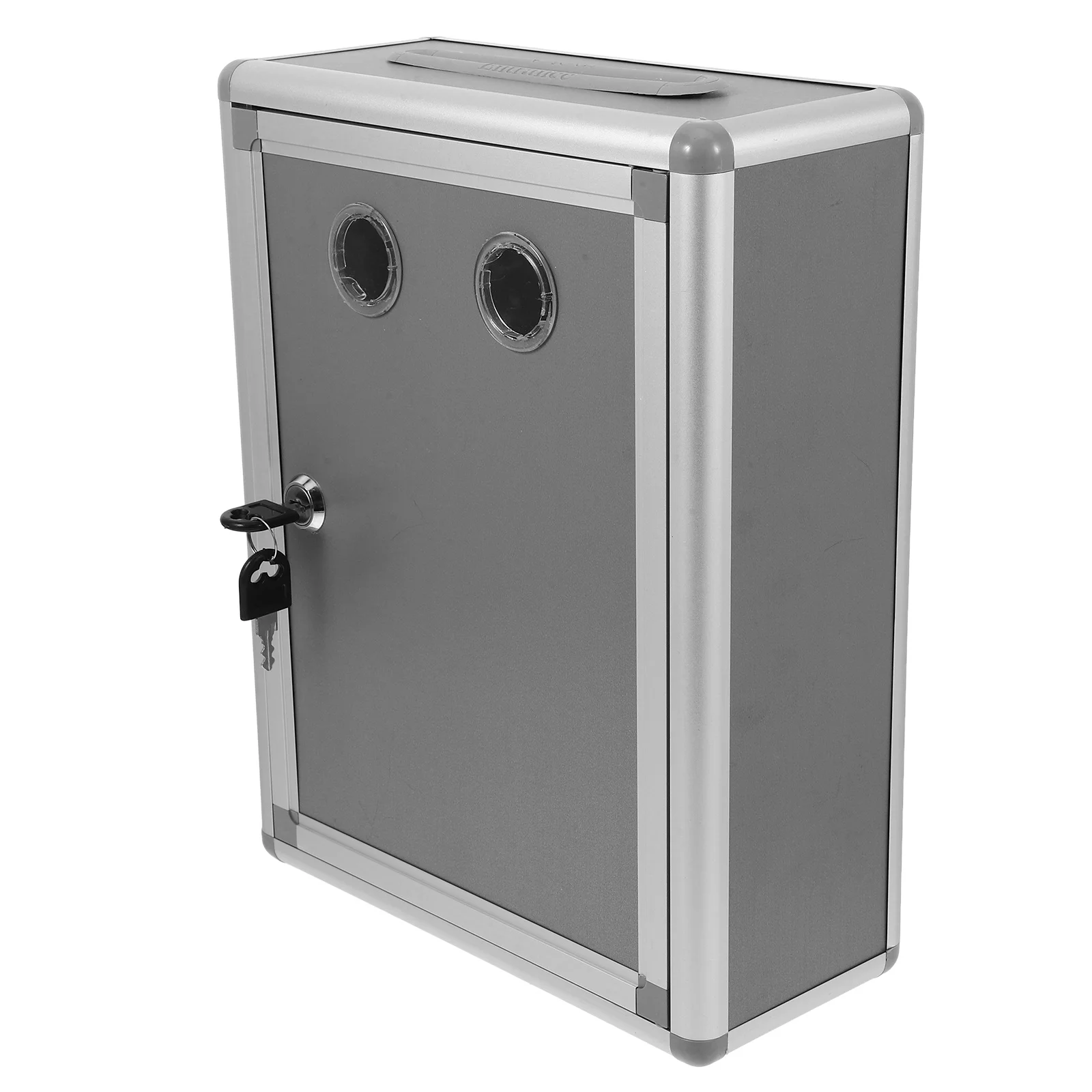 Aluminum Alloy Wall Mount Letter Box Locking Mailbox For Outdoor Indoor Use Suggestion Collect Bin Office Storage