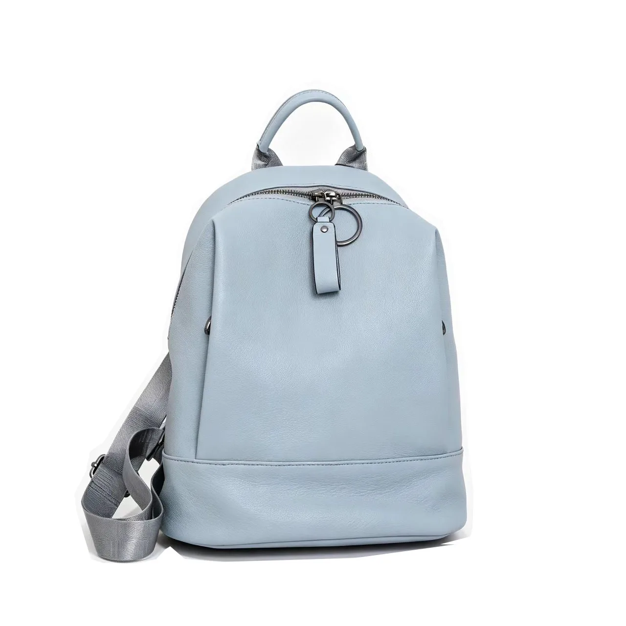 Simple Women Cow Leather Backpack Multi-pockets Genuine Leather Travel Bag 2026 New Casual Daily Tote or Shoulder Bags