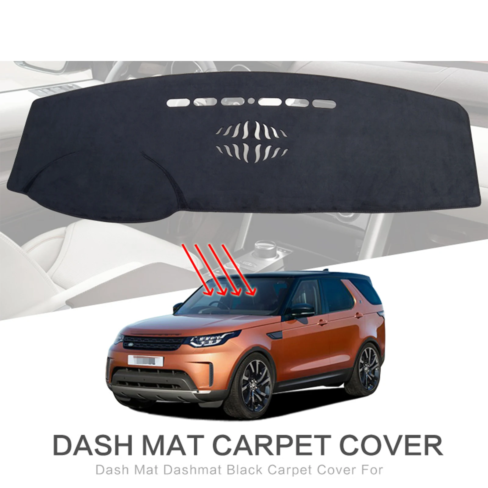 for Land Rover Discovery 5 2017 2018 2019 2020 LR5 Car Dashboard Mat Sunshade Protective Carpet Dash Mat Dashmat