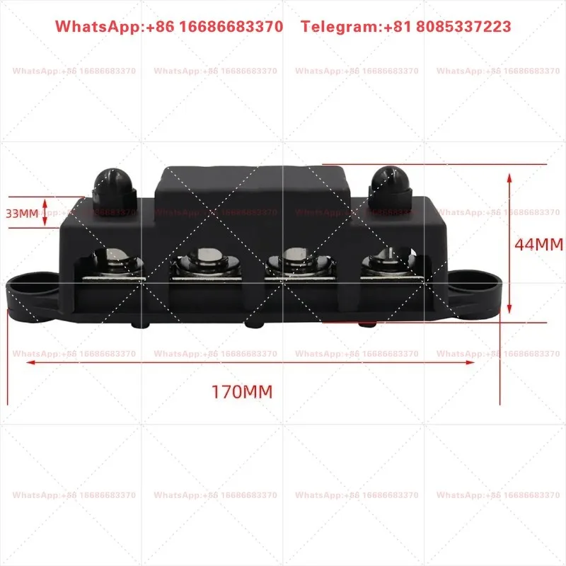 M10 M8 RV Yacht & Auto Circuit Modification High Current Copper Busbar Terminal Block