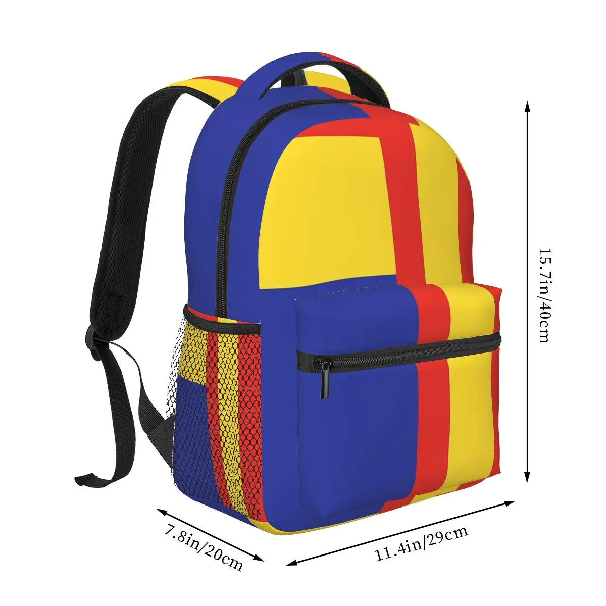 Color Block Toy Shop Backpacks Boys Girls Bookbag Children School Bags Cartoon Laptop Rucksack Shoulder Bag Large Capacity