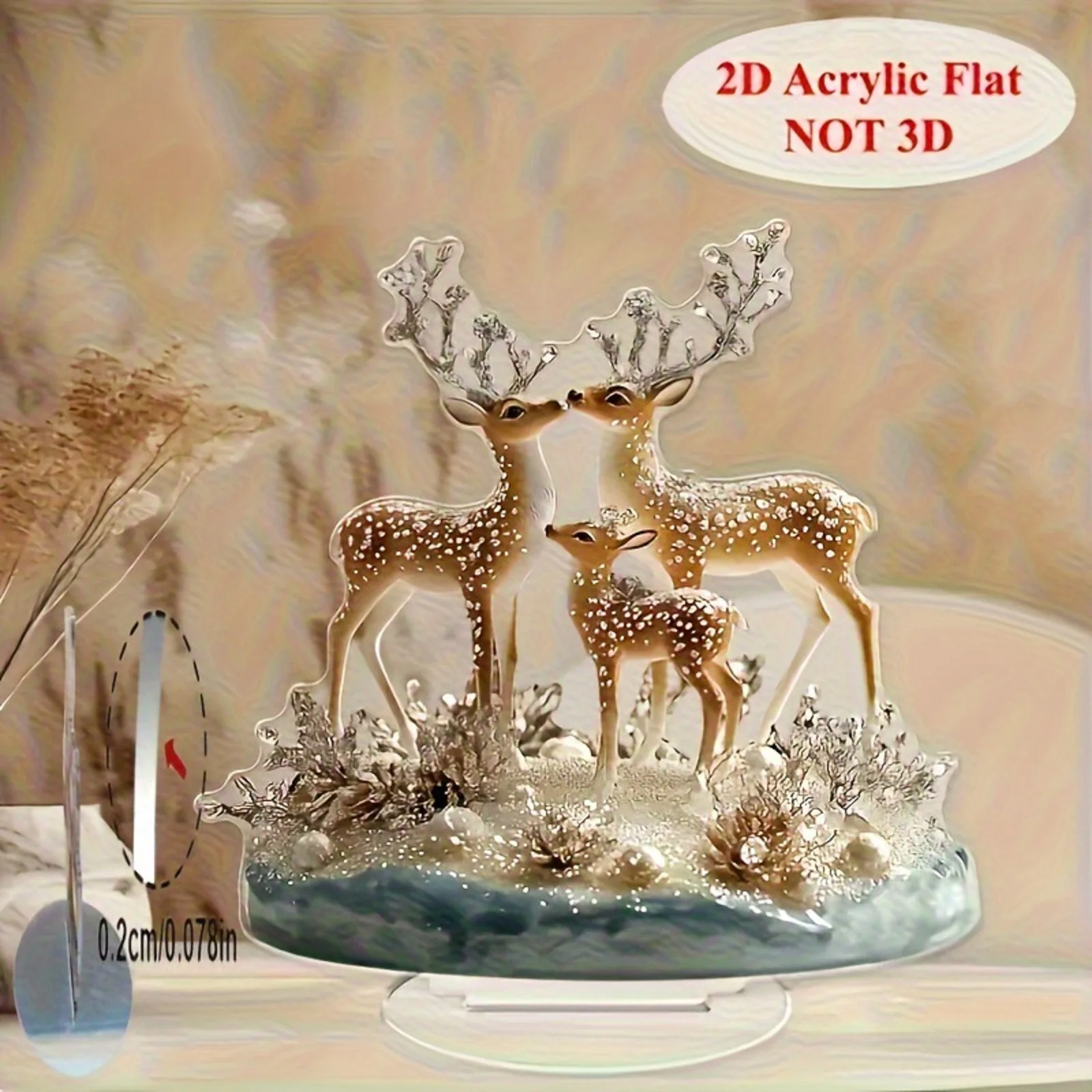 Christmas Deer Shap…