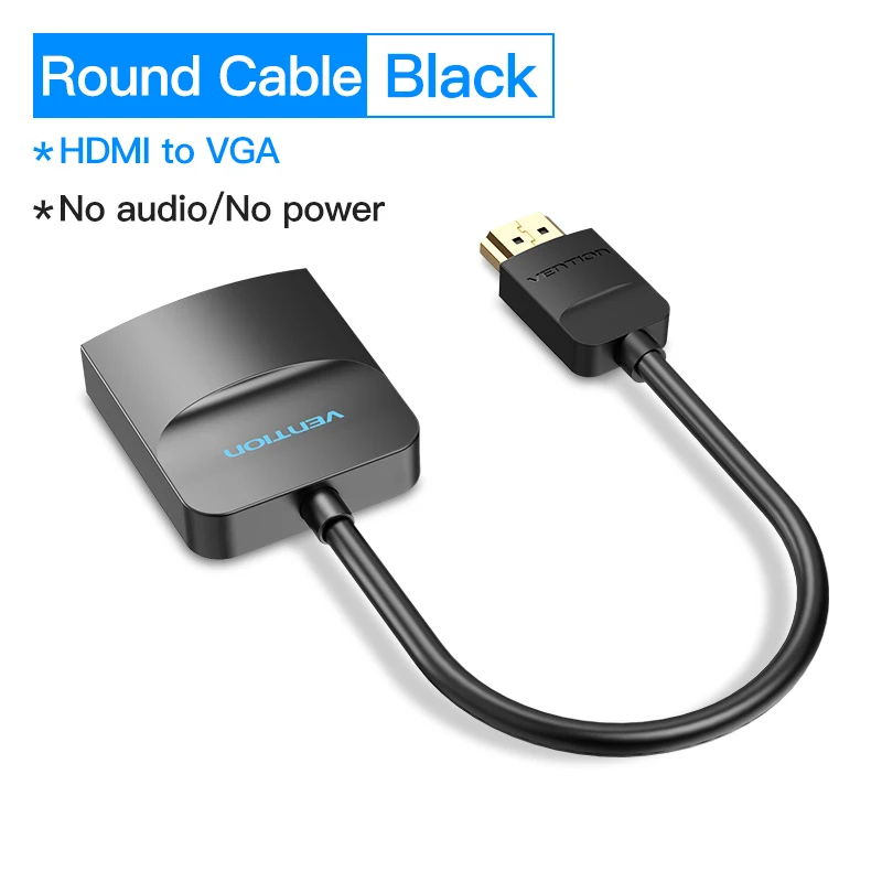 Ventie HDMI naar VGA Adapter 1080P HD Male naar VGA Female Converter Met 3.5 Jack Audio Kabel voor Xbox PS4 PC Laptop Projector
