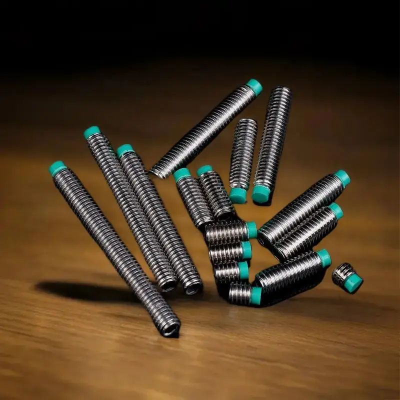 10 Buah Sekrup M6 Kepala Nilon POM-Sekrup Penyangga Anti-getaran Anti-longgar untuk Perakitan Mesin, Elektronik & Furnitur