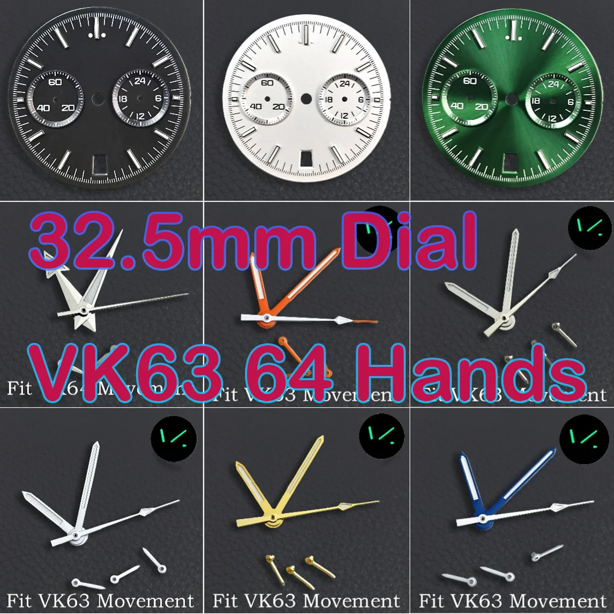 32.5MM Dial Fit VK6…