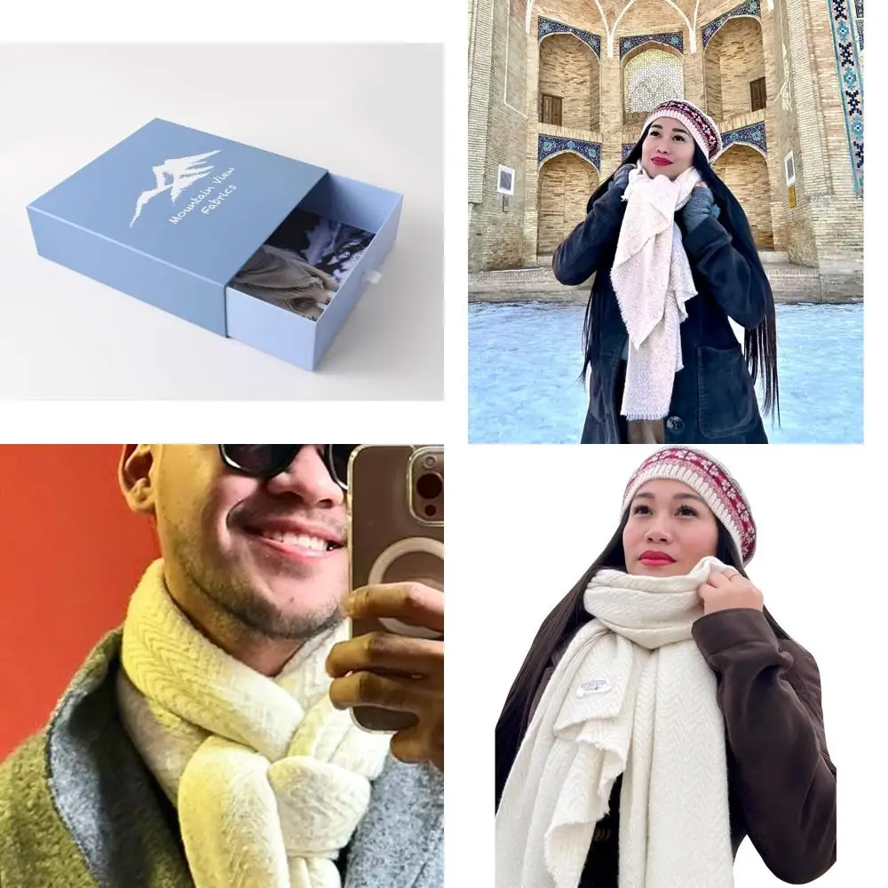 

Eco-Friendly Soft Unisex Wool Stole/Shawl Crafted in Nepal