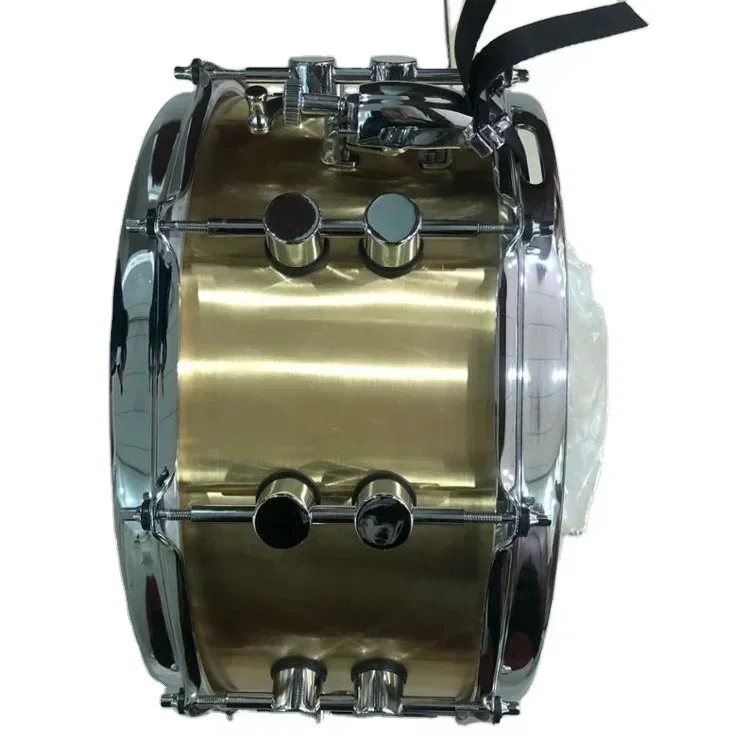 

Gammon 14*5.5 Brass Snare Drum Percussion Instrument with Sheet Metal Fabrication and Drum Bag