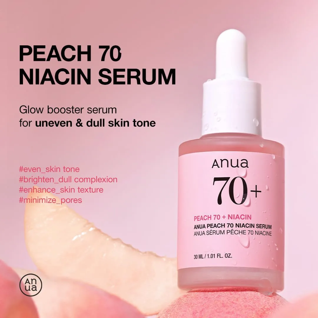 Anua Korean penetration 70 Niacinamide Serum 30ml สําหรับผิวแพ้ง่ายผสมผสาน