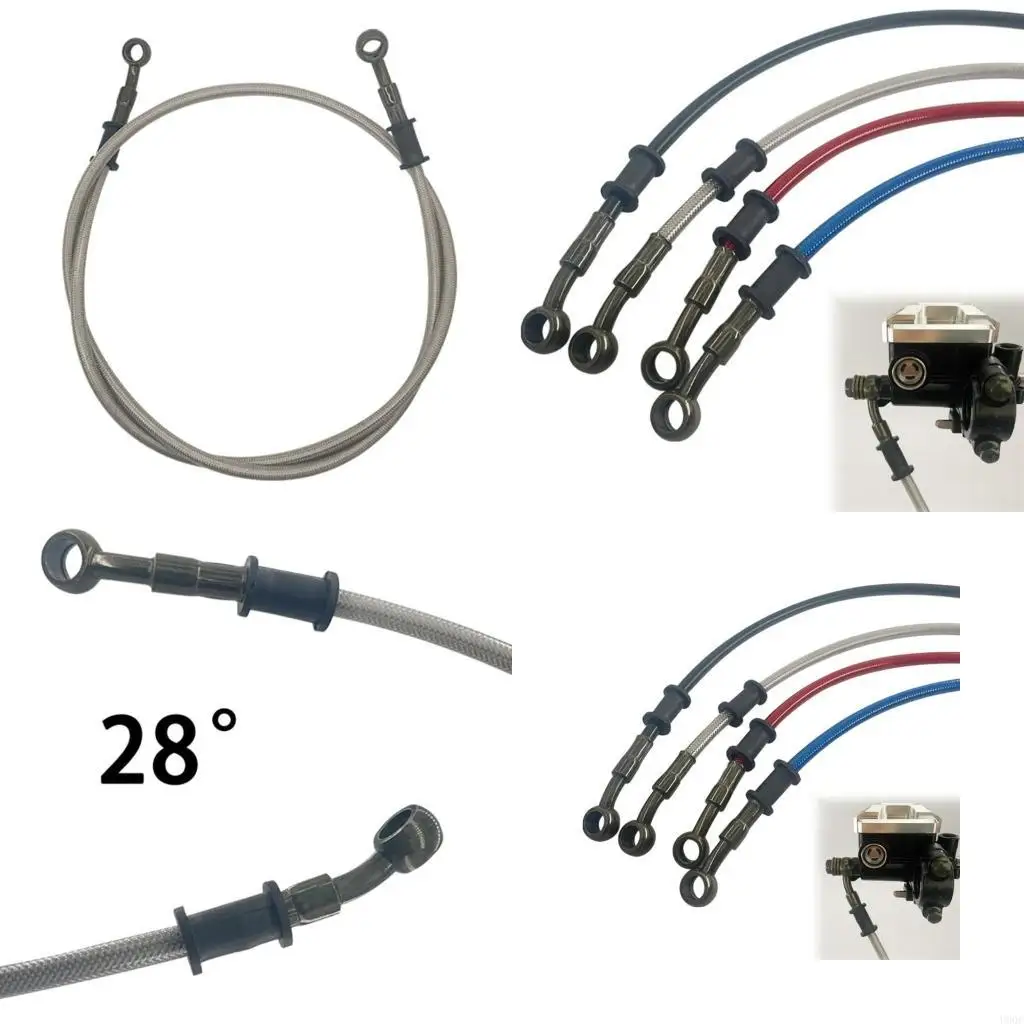 60/90/120cm Motorbike Brake Clutch Oil Hoses Line Pipe Used for Pit Dirt Bike New