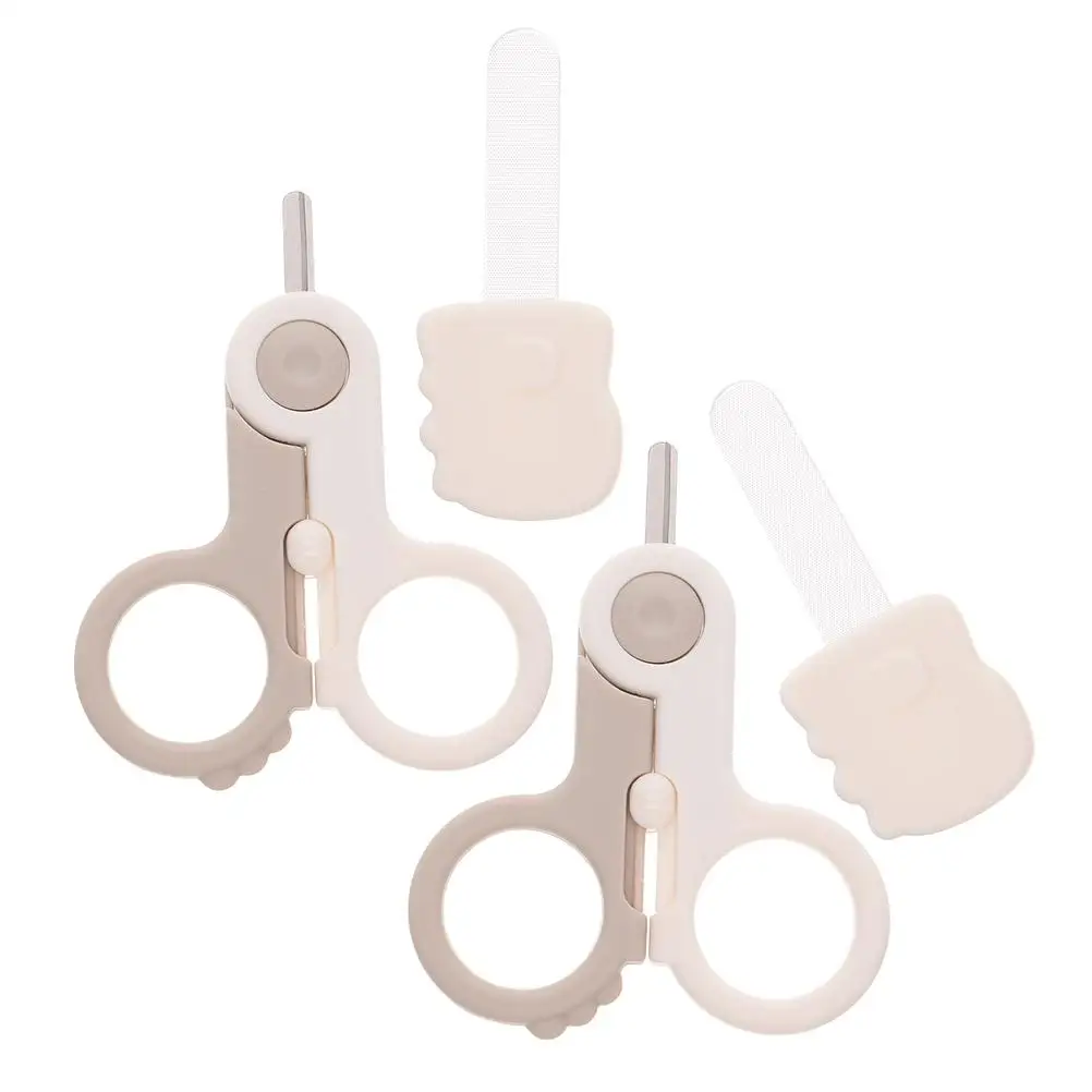 

2Pcs Baby Nail Clipper Set Safety Design Lightweight Portable Toddler File Infant Trimmer Newborn Nail Buffer