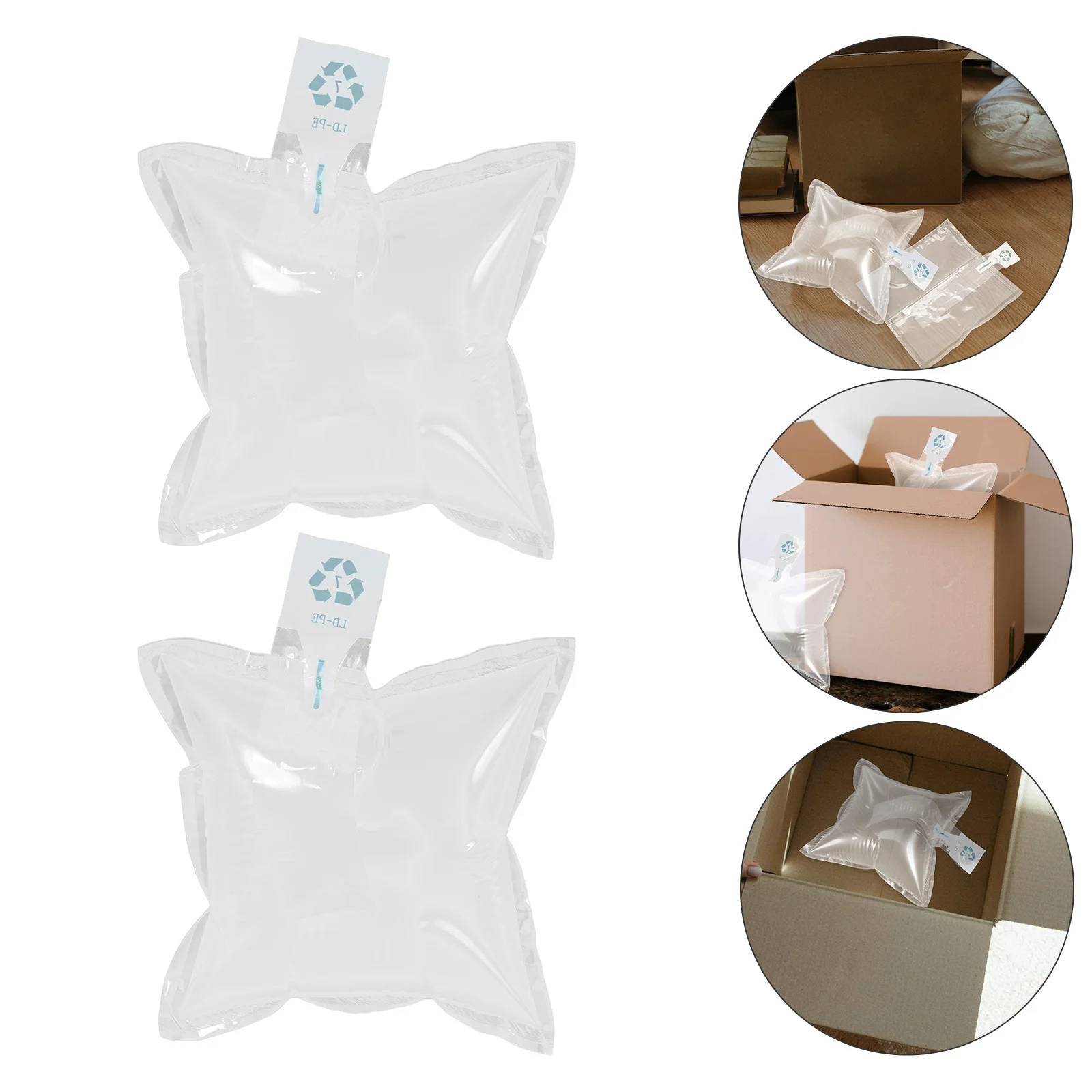 100Pcs Shockproof Air Bubble Bags Inflatable Packaging Buffer Protectors for Shipping Cushioning Air Packaging Bags