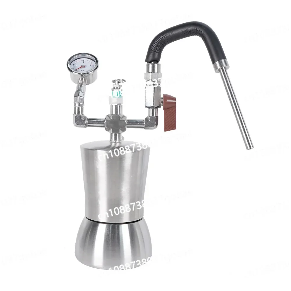 

AK74 Steam Milk Foam Machine Home Camping Coffee Milk Foam Beater Portable Mocha Pot Milk Foam Beater