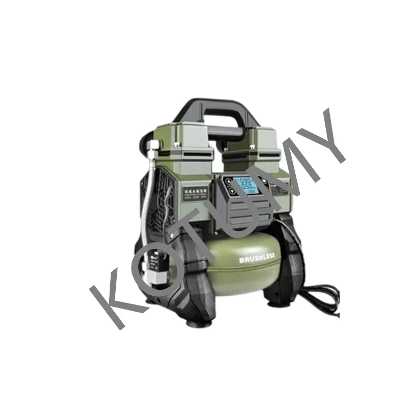 

Инверторный воздушный компрессор с постоянными магнитами DC1081-1200W, быстрое накачивание за 15 секунд, бесщеточный и безмасляный насос высокого давления