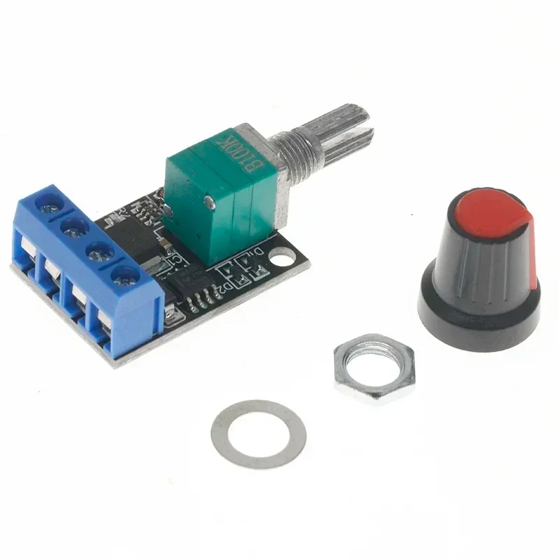 5V 12V 10A Voltage Regulator PWM DC Motor Speed Controller Governor Stepless Speed Regulator LED Dimmer Power Controller - view 5