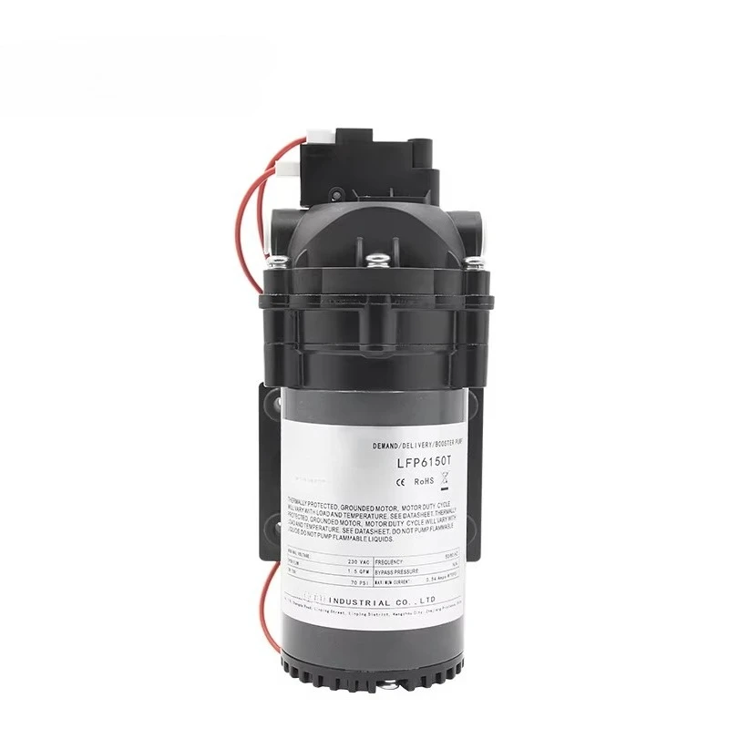 LFP6150T 230v Ac 220v Small RV Water Pump on Demand Delivery Pump 1.5GPM for Motorhome Drinking Water Treatment