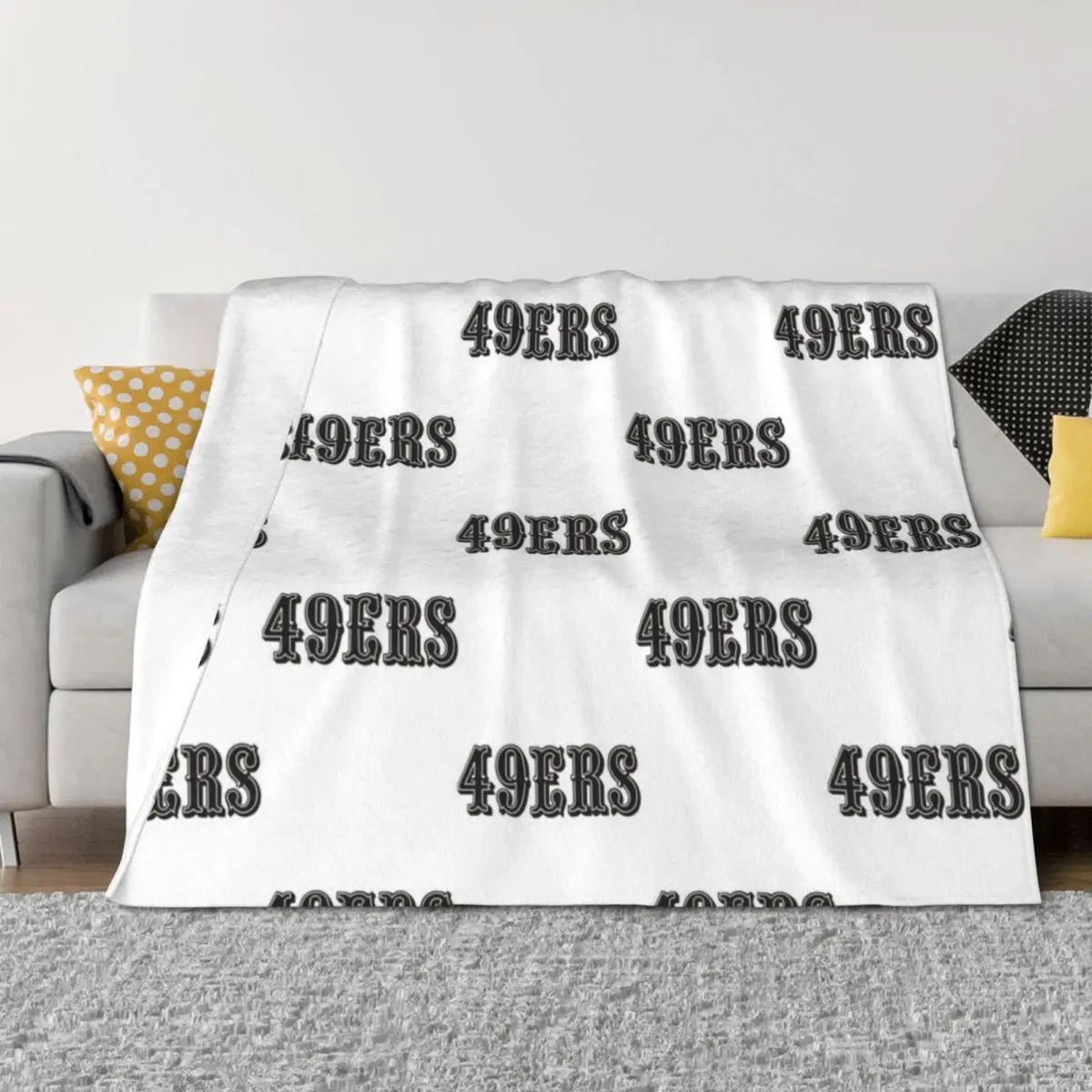 

49 ers - 49ers logo Throw Blanket Winter beds Thins Summer Blankets For Bed Blankets