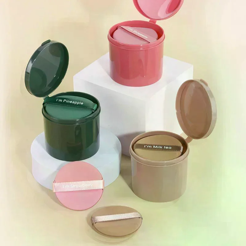 /YOV/Strawberry Cosmetic Puff Set Double Side Women Soft Makeup Sponge Beauty Make Up Powder Tools 7Pcs/box