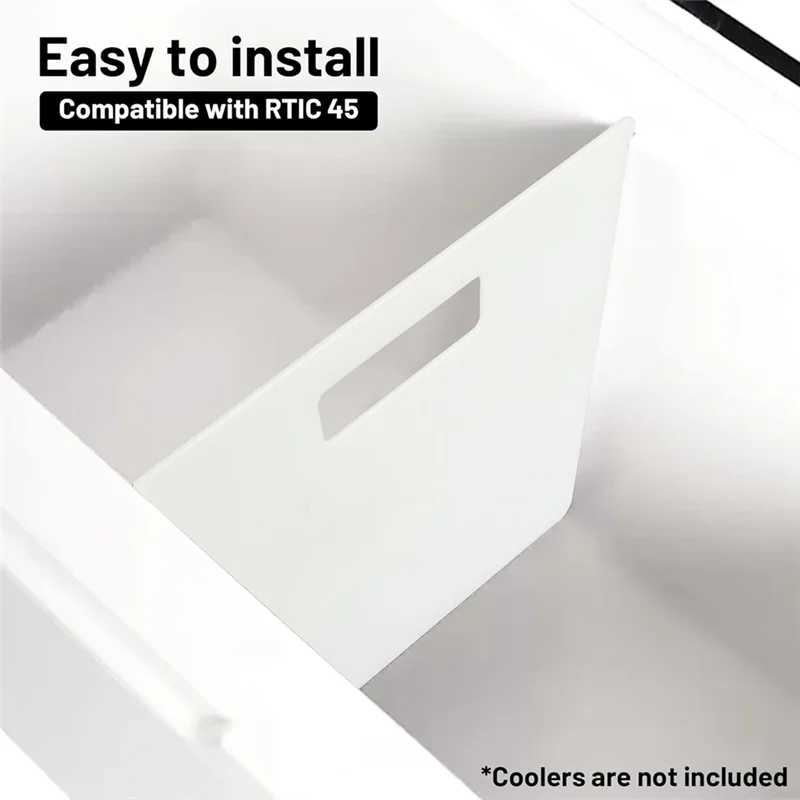 RMWIN-Cooler Organizer For RTIC Coolers, Cooler Divider Cutting Board, Storage Partition