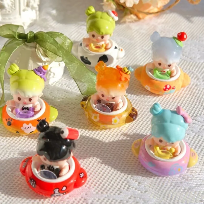 

Official New Yoyo Youyou - Wan Yo Gravity Series Mini Blind Box Cute Spaceship Cute Figurine Collection Desktop Decoration Gifts