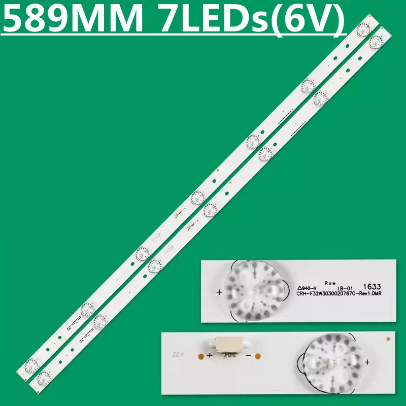 LED Backlight Strip For CRH-F32W3030020767C-REV1.0 32A3 32A5 H32E16 LE32G310G LE32B310P LE32B510X 32EU3000 LD32U3100 LE32E2900